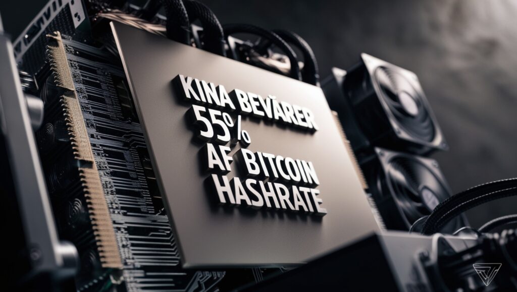 Kina Bevarer 55% af Bitcoin Hashrate